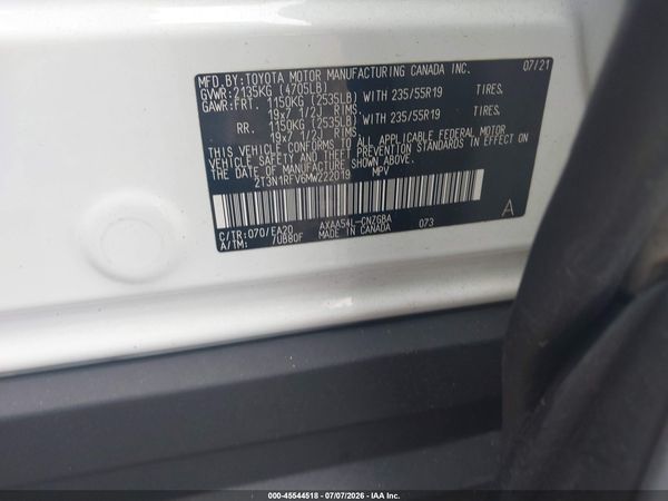 2021 TOYOTA RAV4 LIMITED