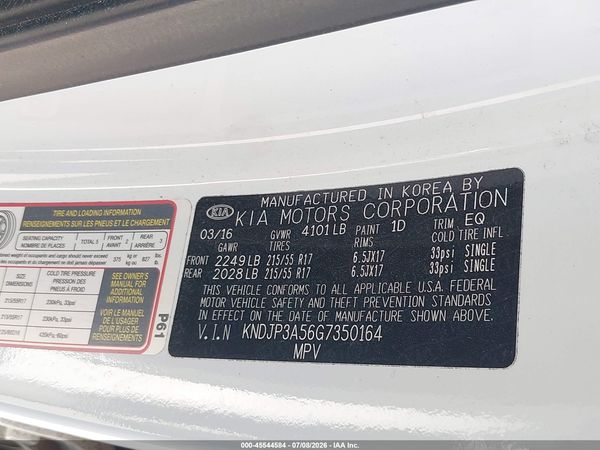2016 KIA SOUL +