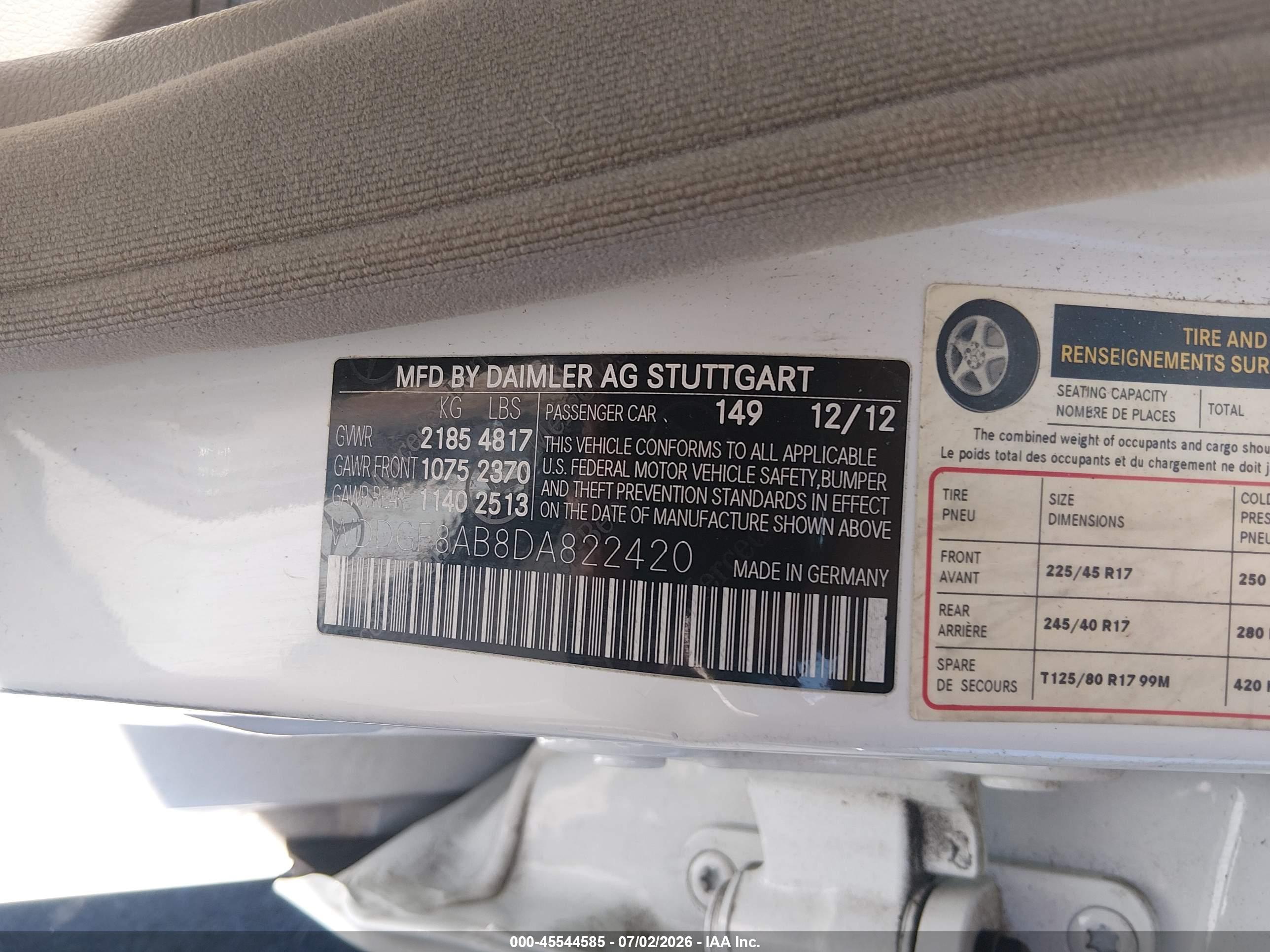 2013 MERCEDES-BENZ C 300 SPORT 4MATIC