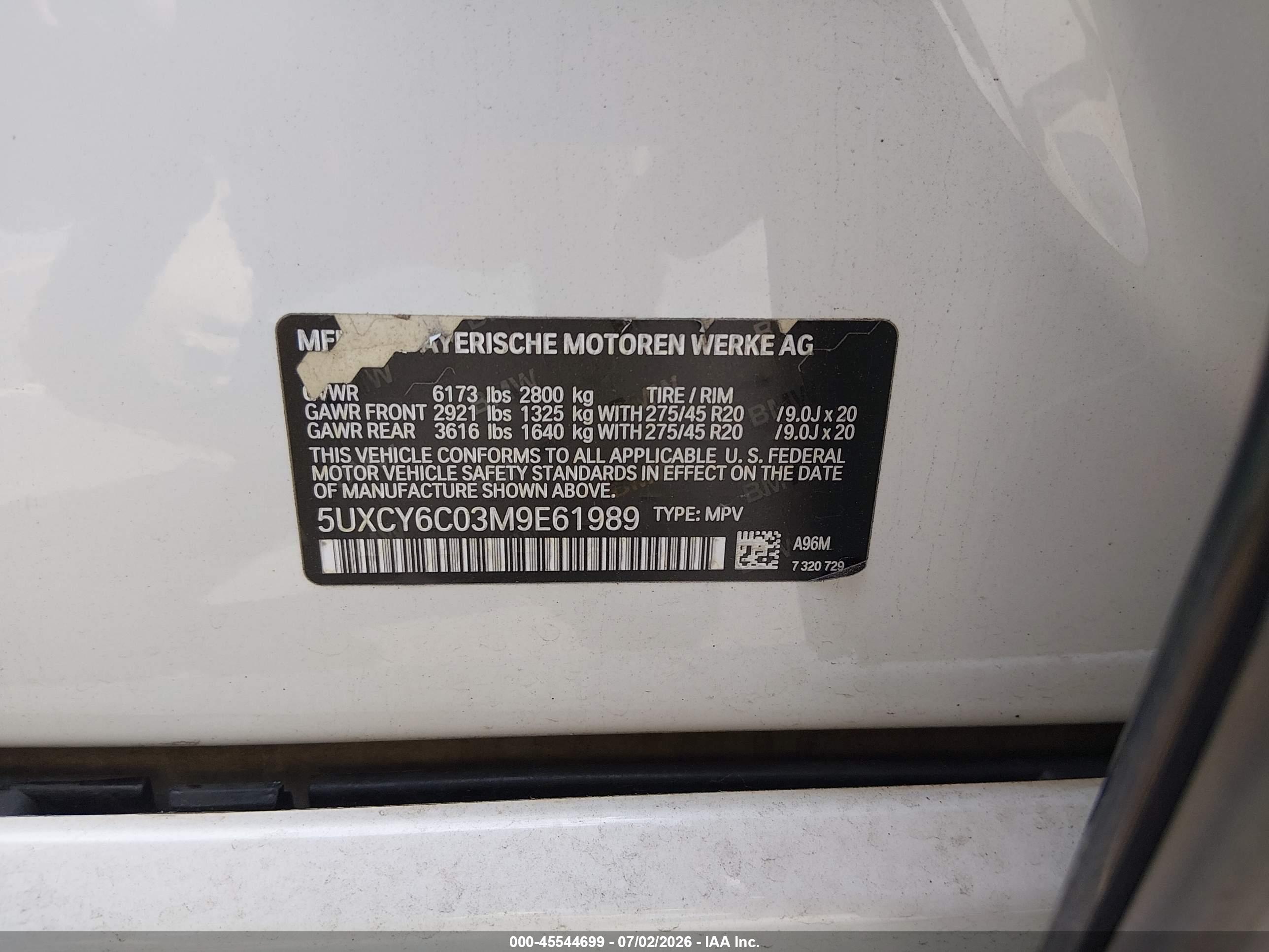 2021 BMW X6 XDRIVE40I