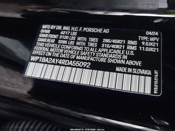 2024 PORSCHE CAYENNE COUPE