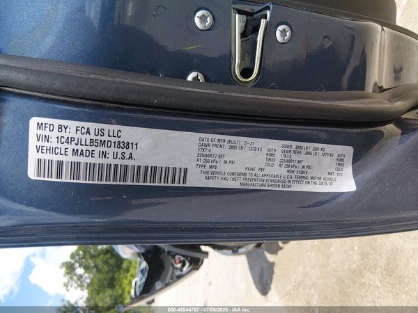 2021 JEEP CHEROKEE LATITUDE PLUS FWD