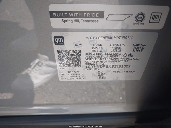 2025 CADILLAC XT5 AWD PREMIUM LUXURY