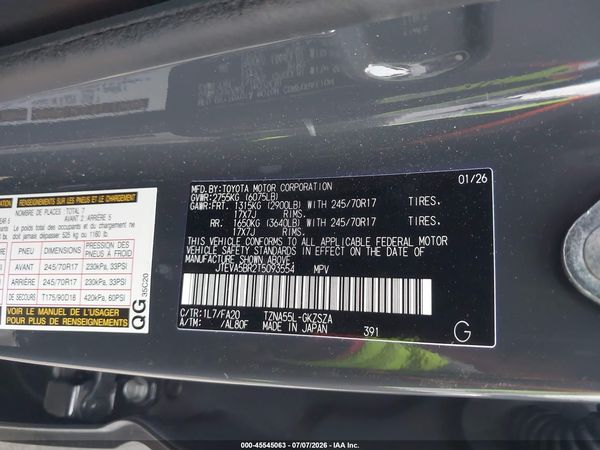 2026 TOYOTA 4RUNNER SR5