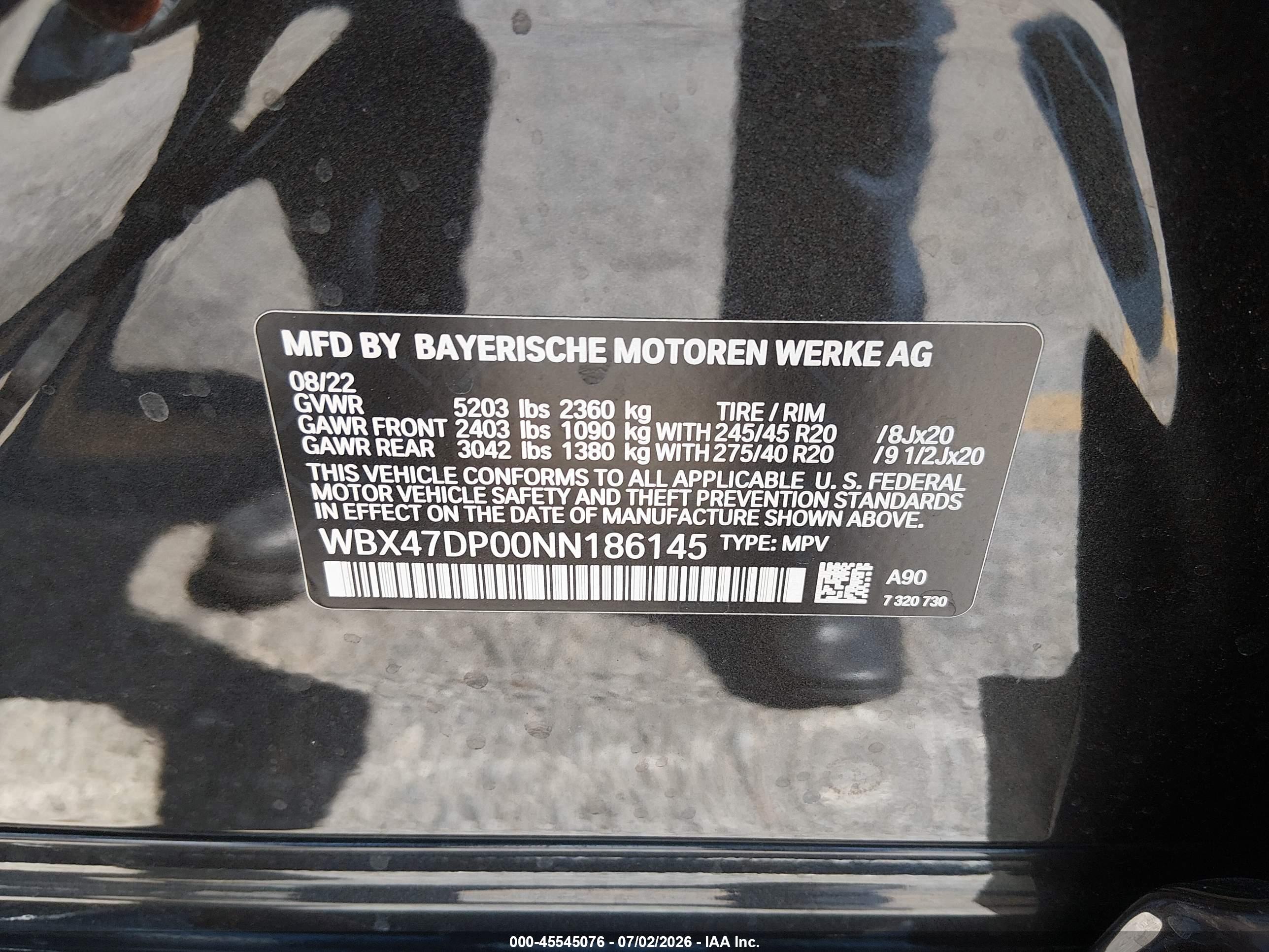 2022 BMW X3 SDRIVE30I