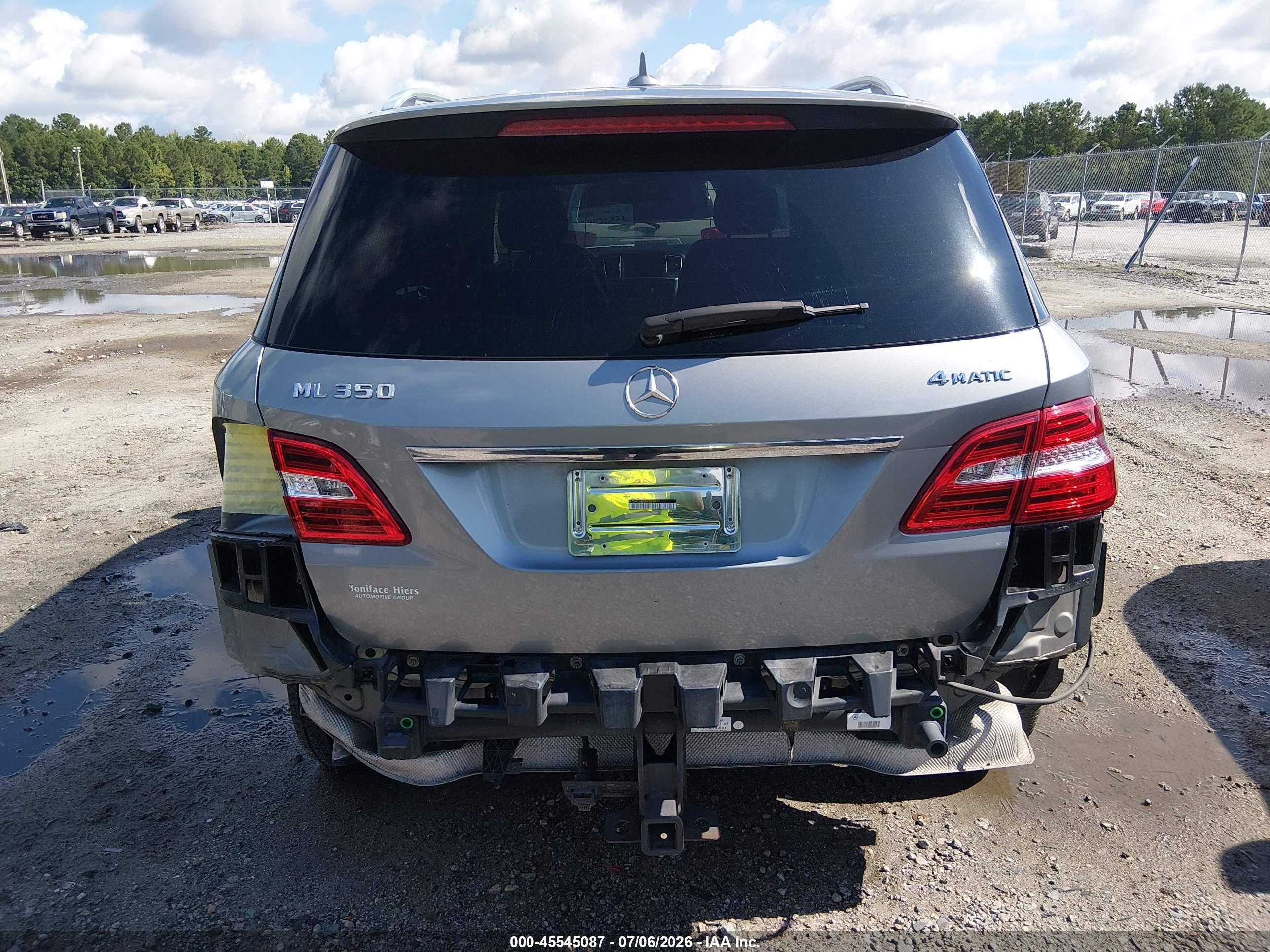 2015 MERCEDES-BENZ ML 350 4MATIC