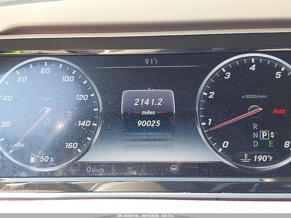 2016 MERCEDES-BENZ S 550 S550