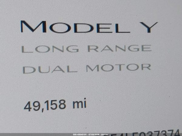 2020 TESLA MODEL Y