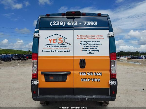 2019 RAM PROMASTER 1500 HIGH ROOF 136 WB