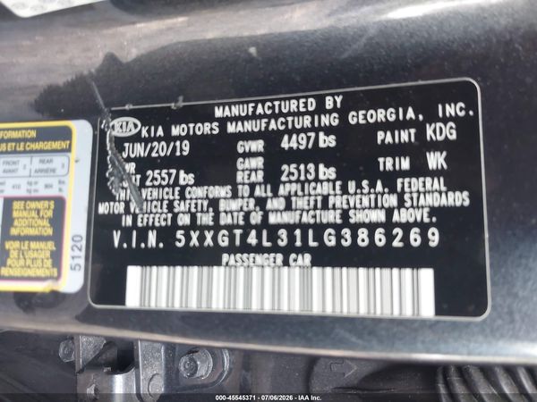 2020 KIA OPTIMA LX