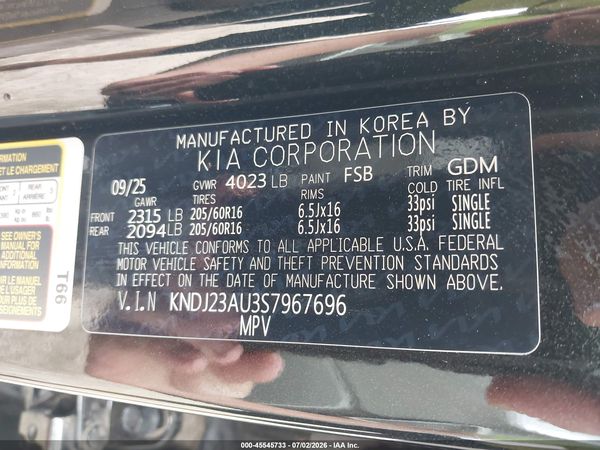 2025 KIA SOUL LX