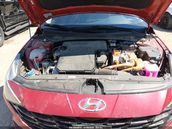 2023 HYUNDAI ELANTRA HYBRID BLUE
