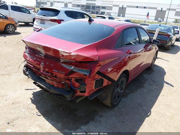 2023 HYUNDAI ELANTRA HYBRID BLUE