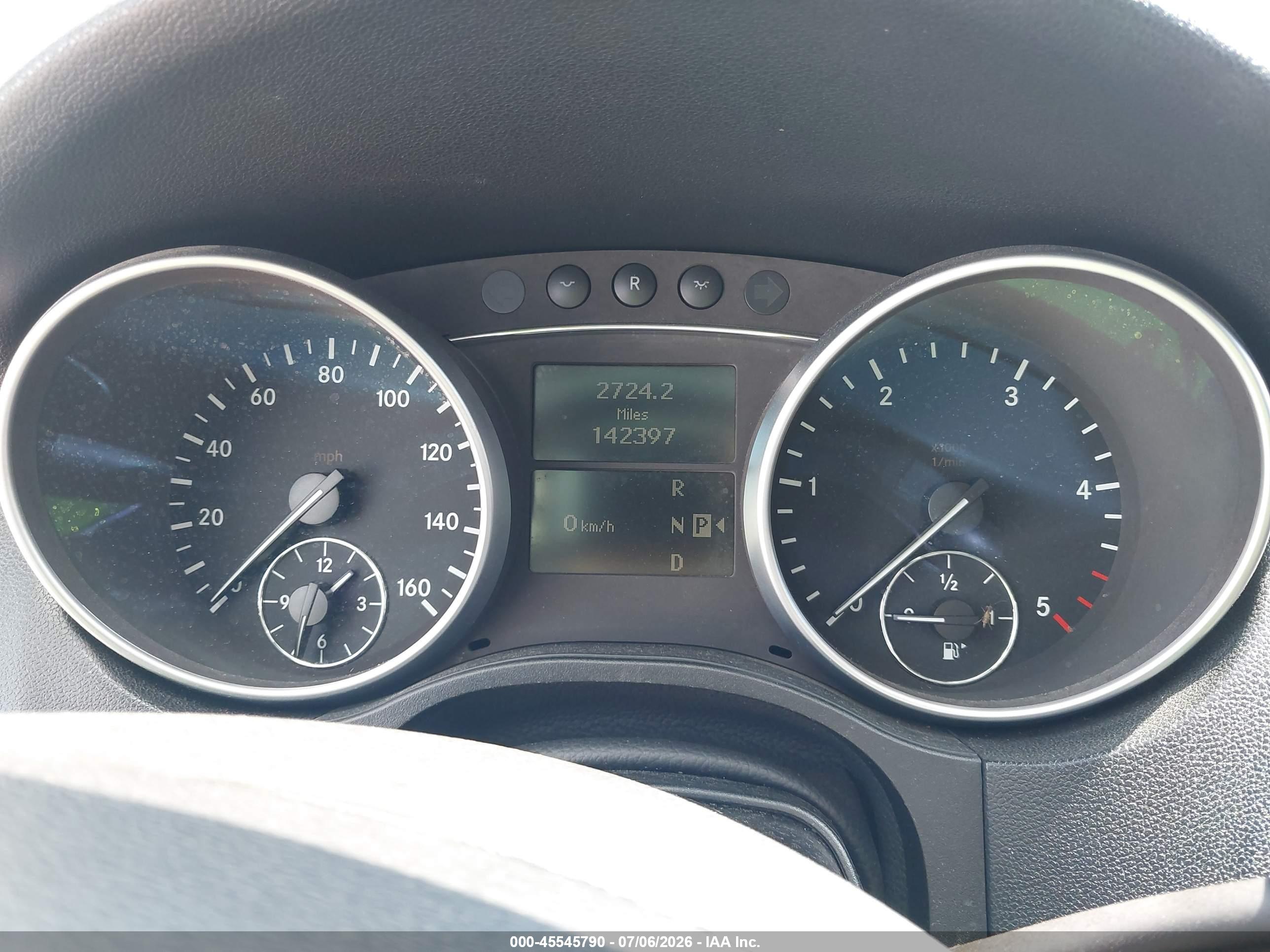 2008 MERCEDES-BENZ M-CLASS ML320 CDI 4MATIC