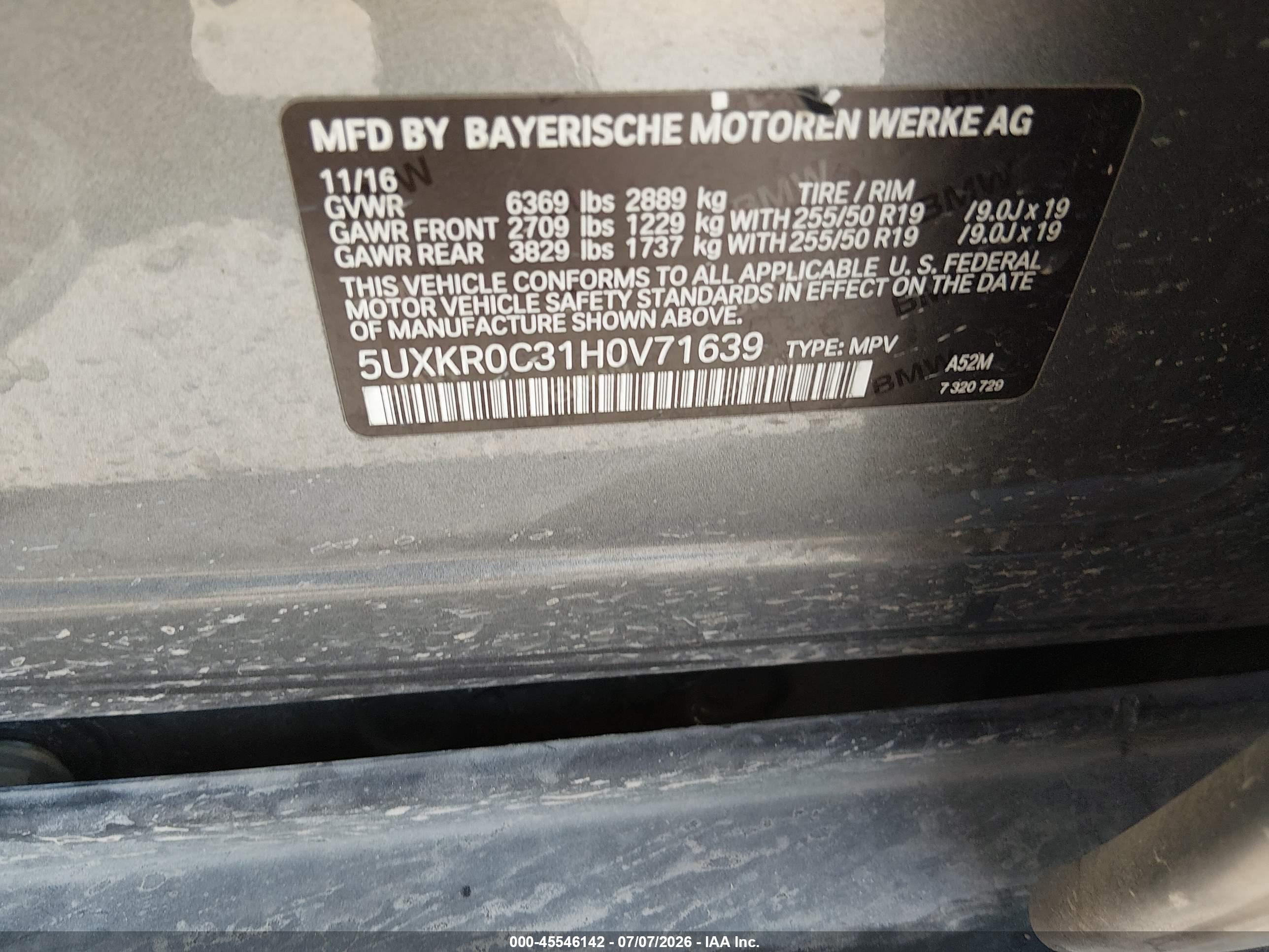 2017 BMW X5 XDRIVE35I