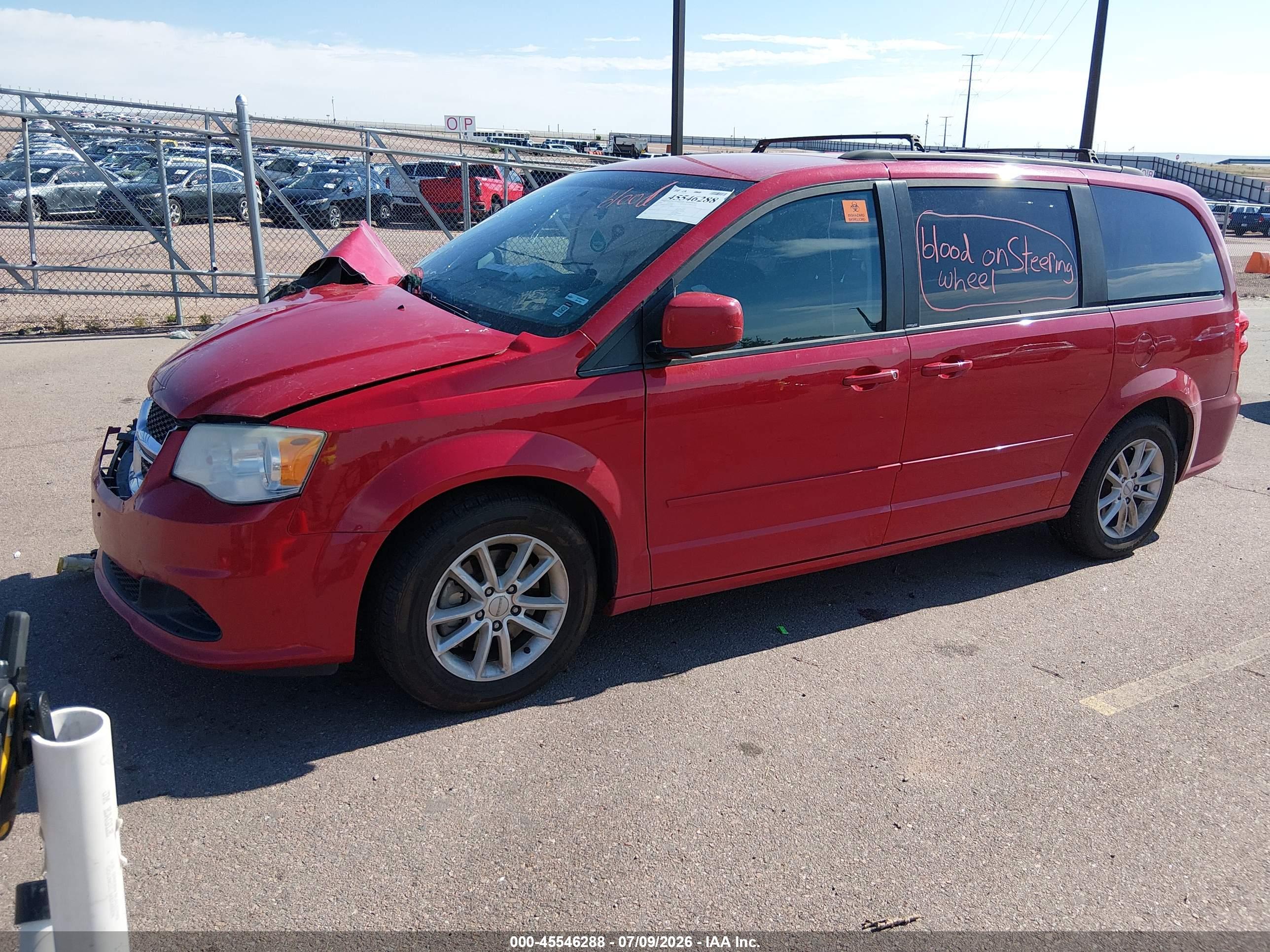 2014 DODGE GRAND CARAVAN SXT — I2