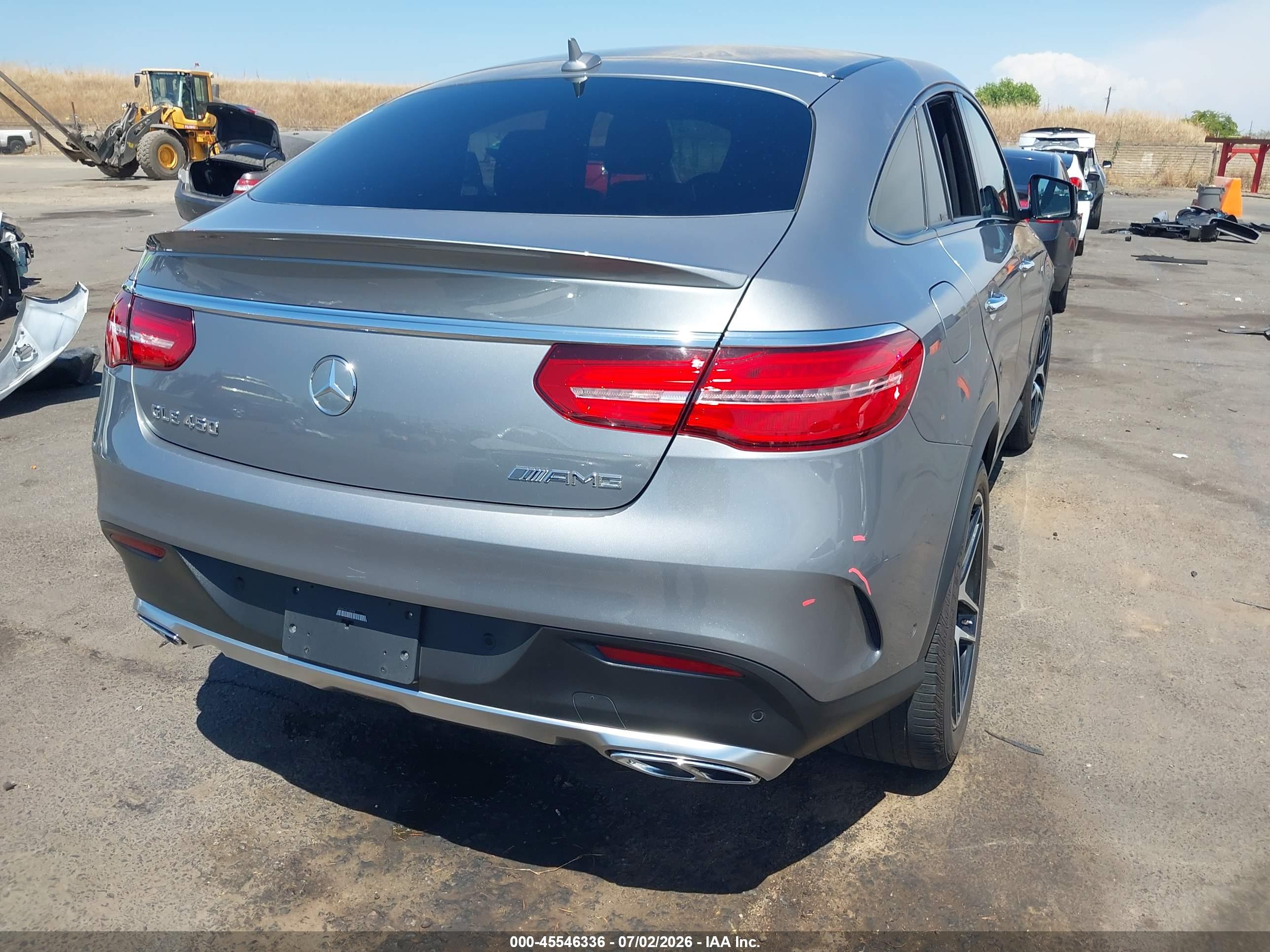 2016 MERCEDES-BENZ GLE 450 AMG COUPE GLE450