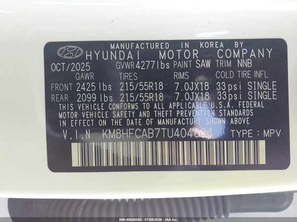 2026 HYUNDAI KONA SEL SPORT
