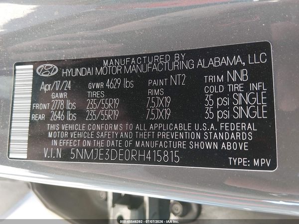2024 HYUNDAI TUCSON LIMITED