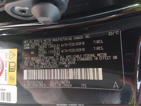 2017 LEXUS RX 350