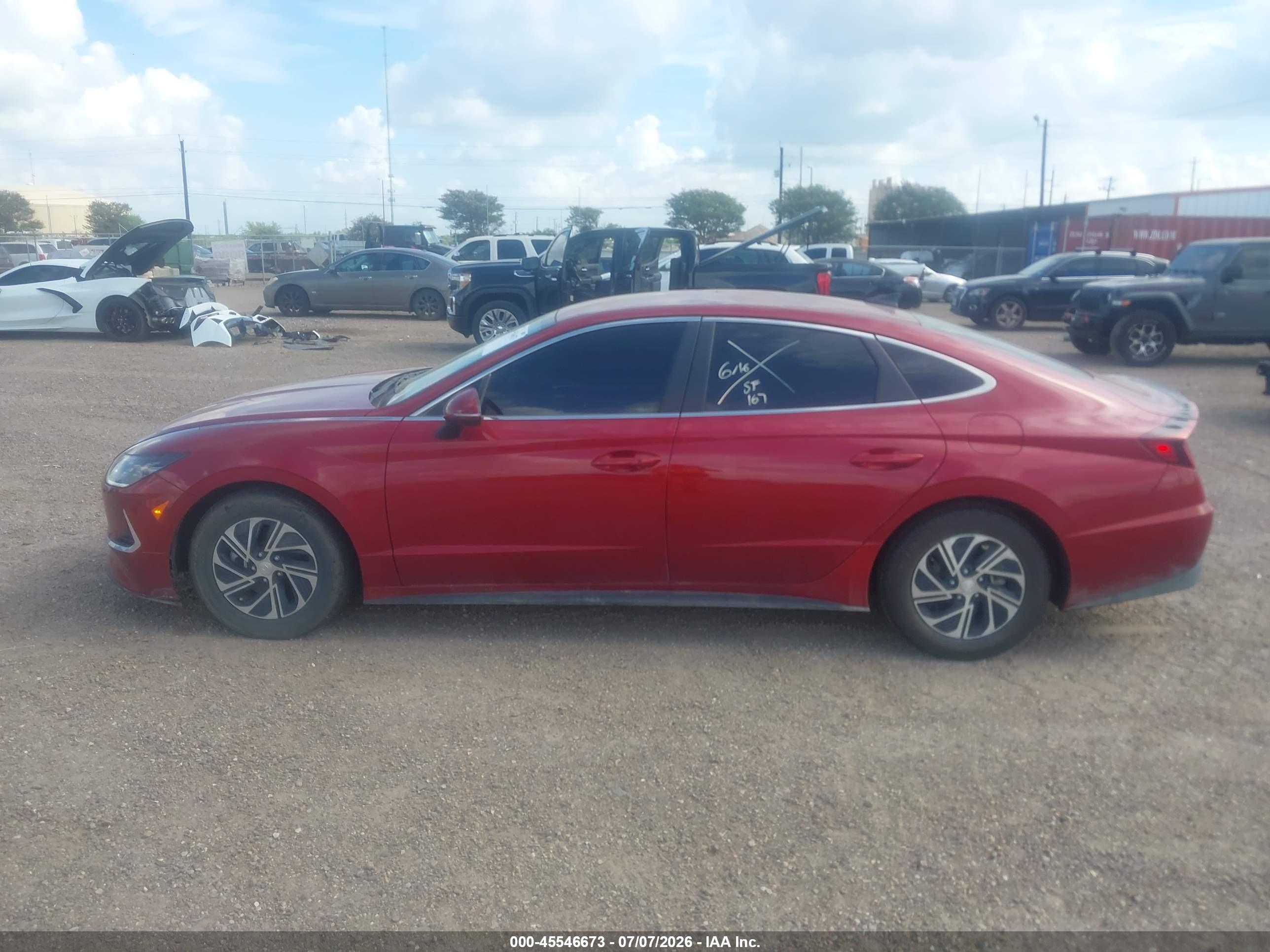 2023 HYUNDAI SONATA HYBRID BLUE