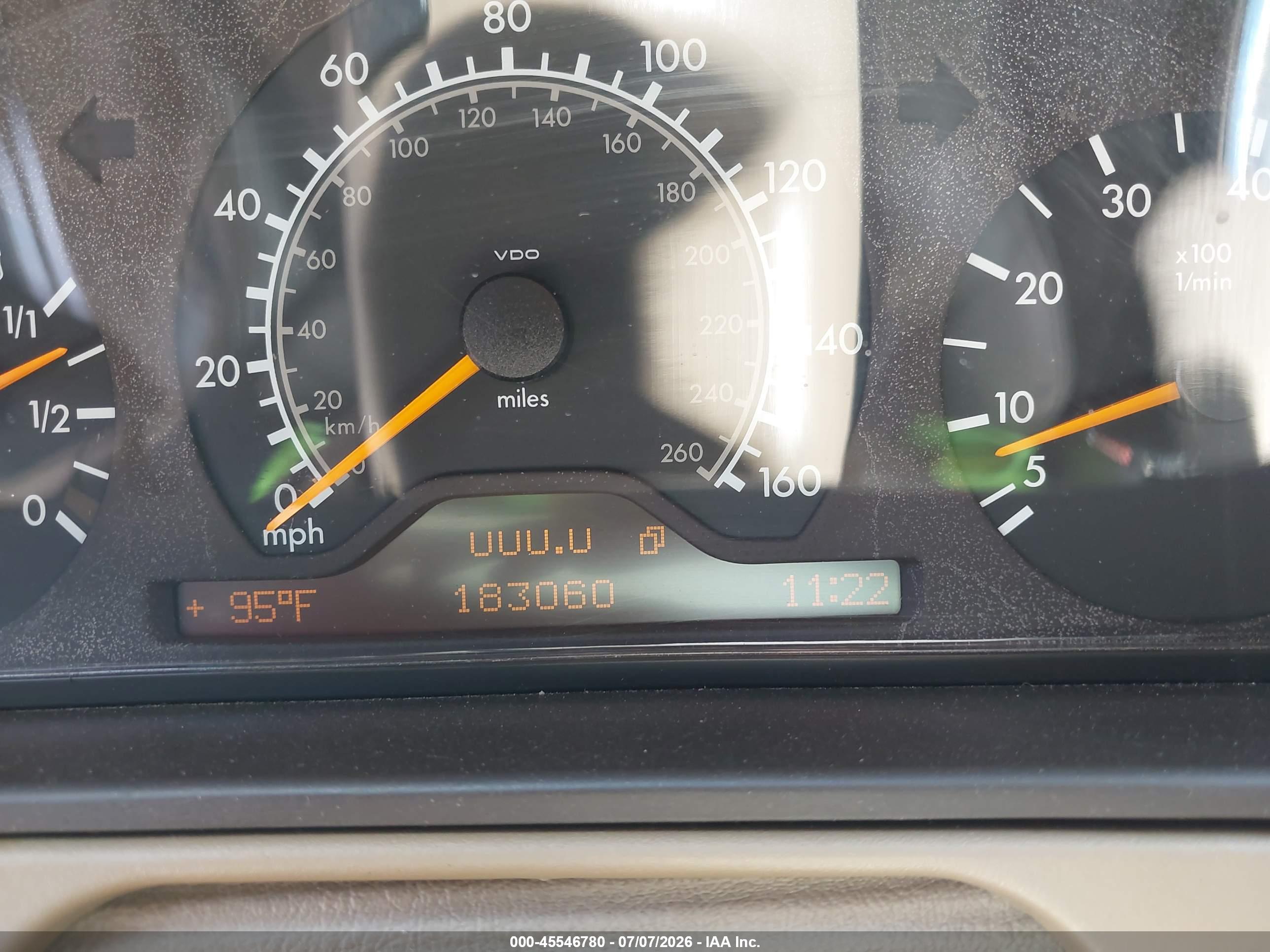1999 MERCEDES-BENZ E 320 E320
