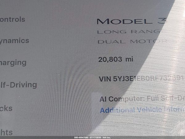 2024 TESLA MODEL 3
