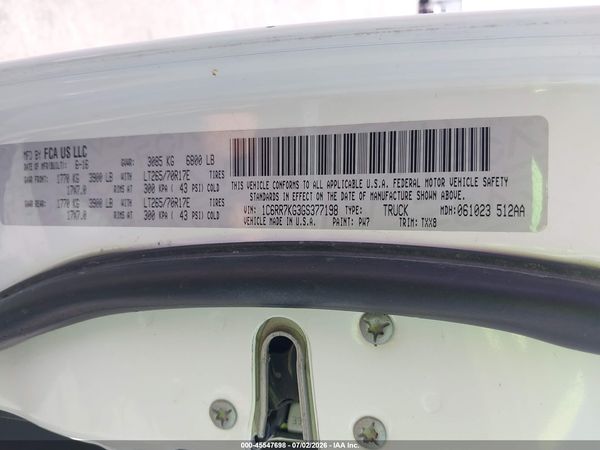 2016 RAM 1500 TRADESMAN