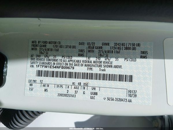2022 FORD F-150 XLT