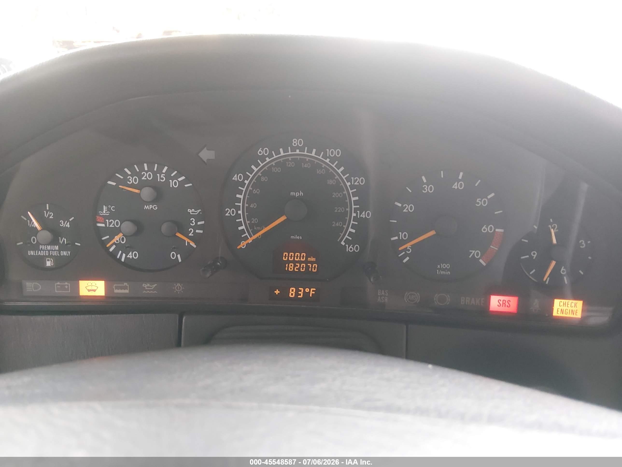 1999 MERCEDES-BENZ S 500 S500V