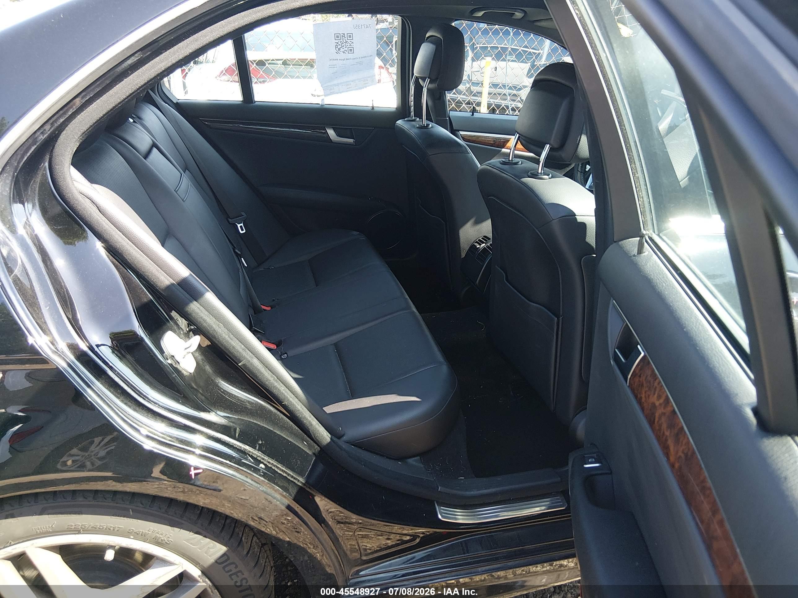 2012 MERCEDES-BENZ C 300 SPORT 4MATIC