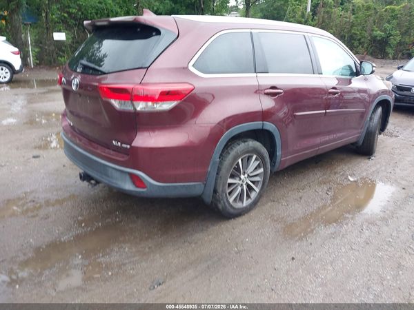 2018 TOYOTA HIGHLANDER XLE
