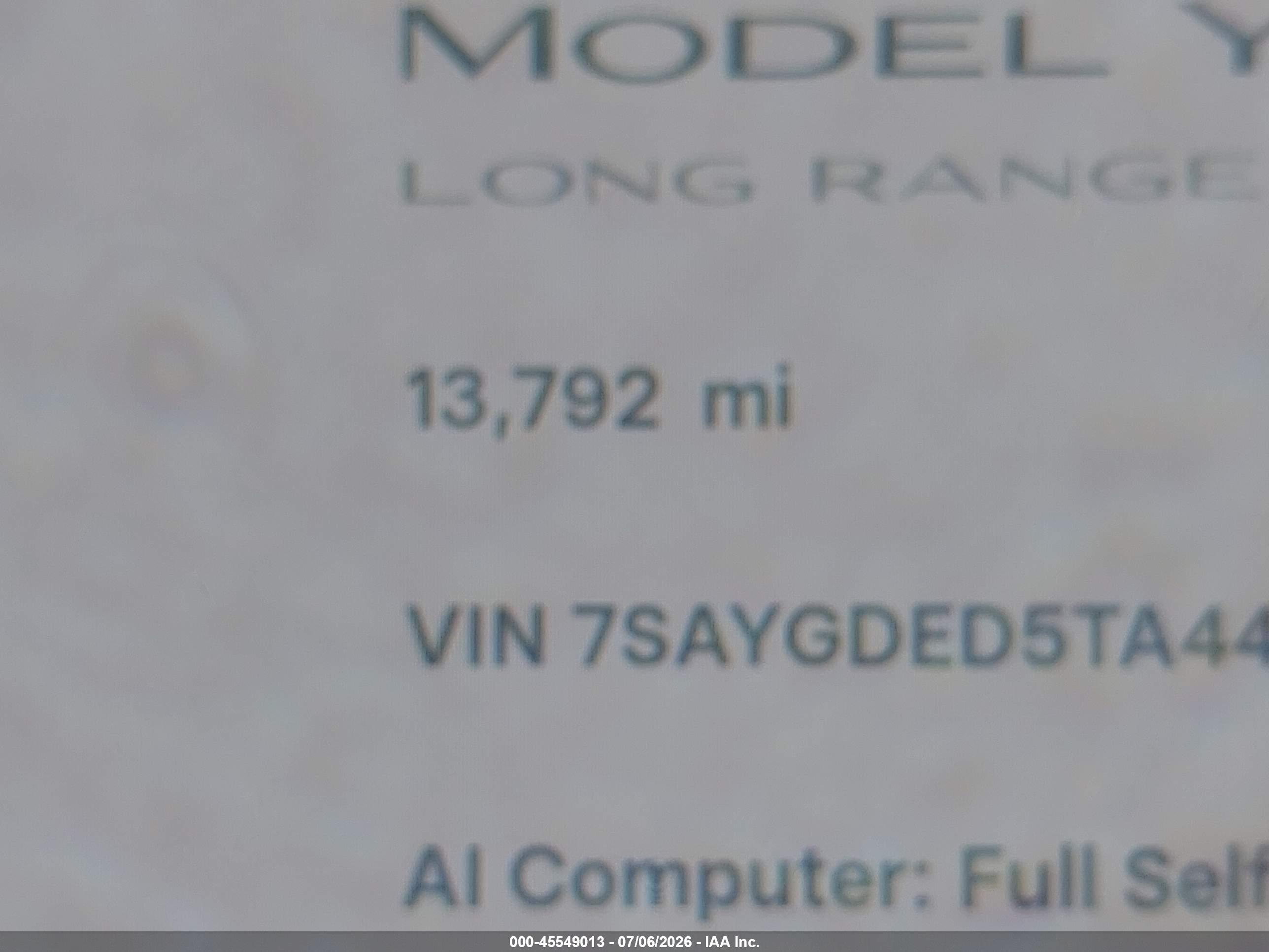 2026 TESLA MODEL Y