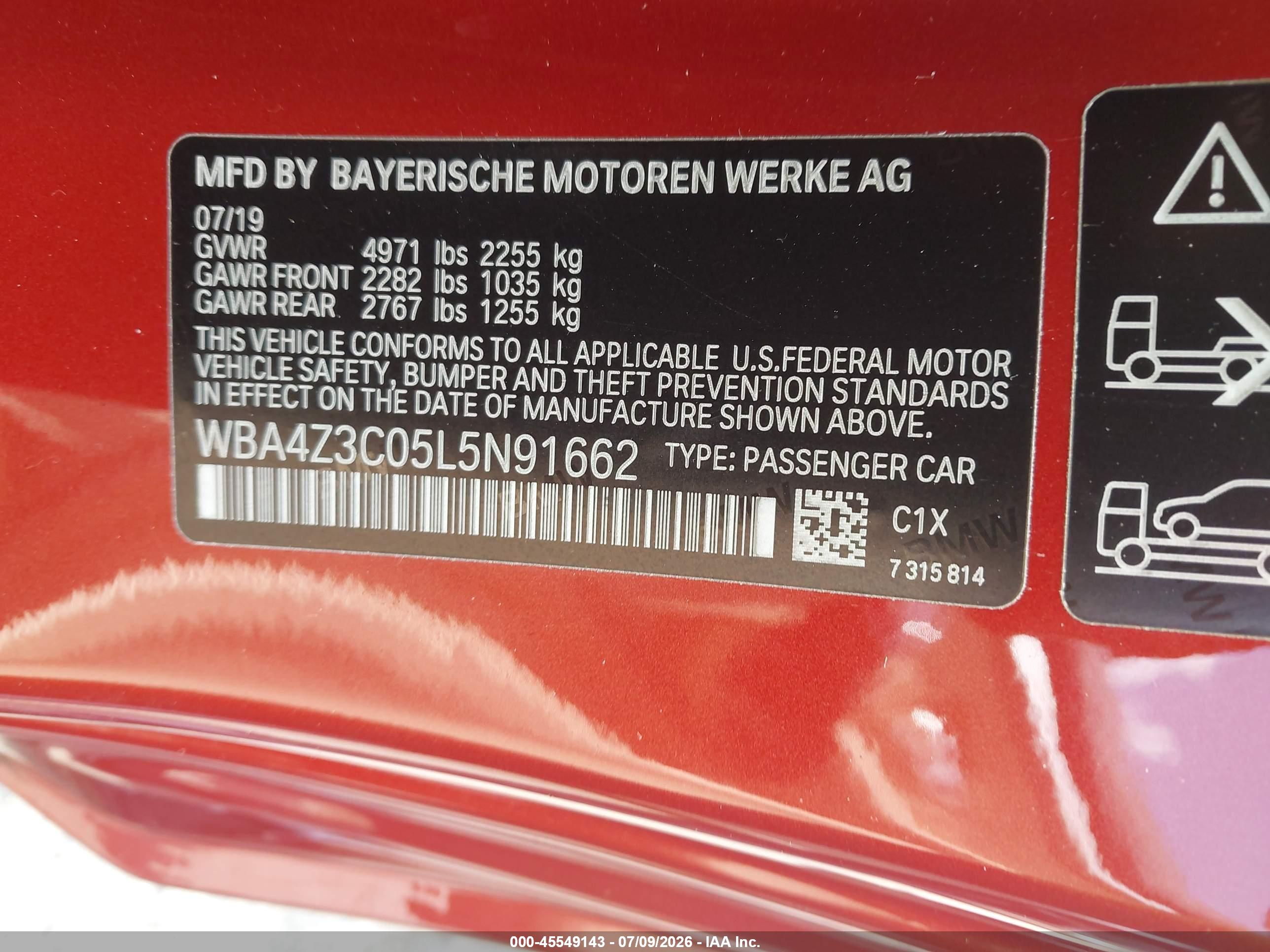 2020 BMW 430I XDRIVE