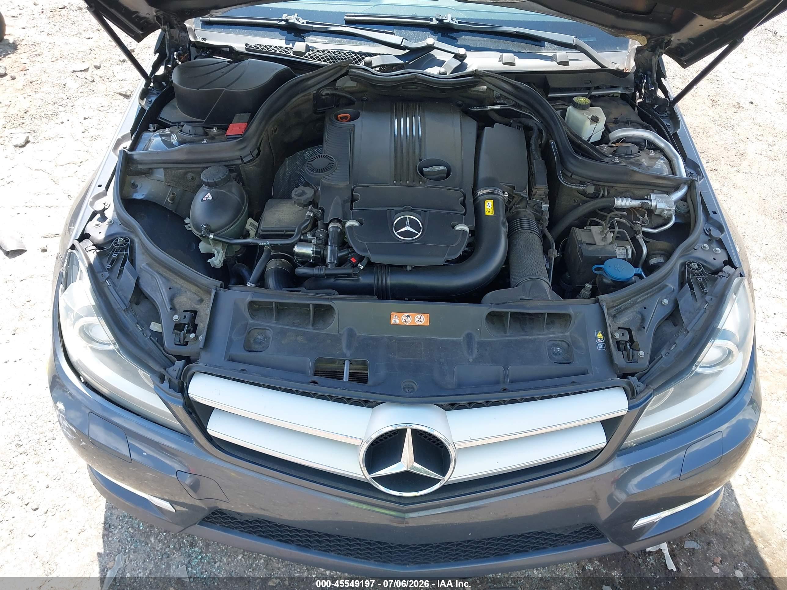 2012 MERCEDES-BENZ C 250 C250
