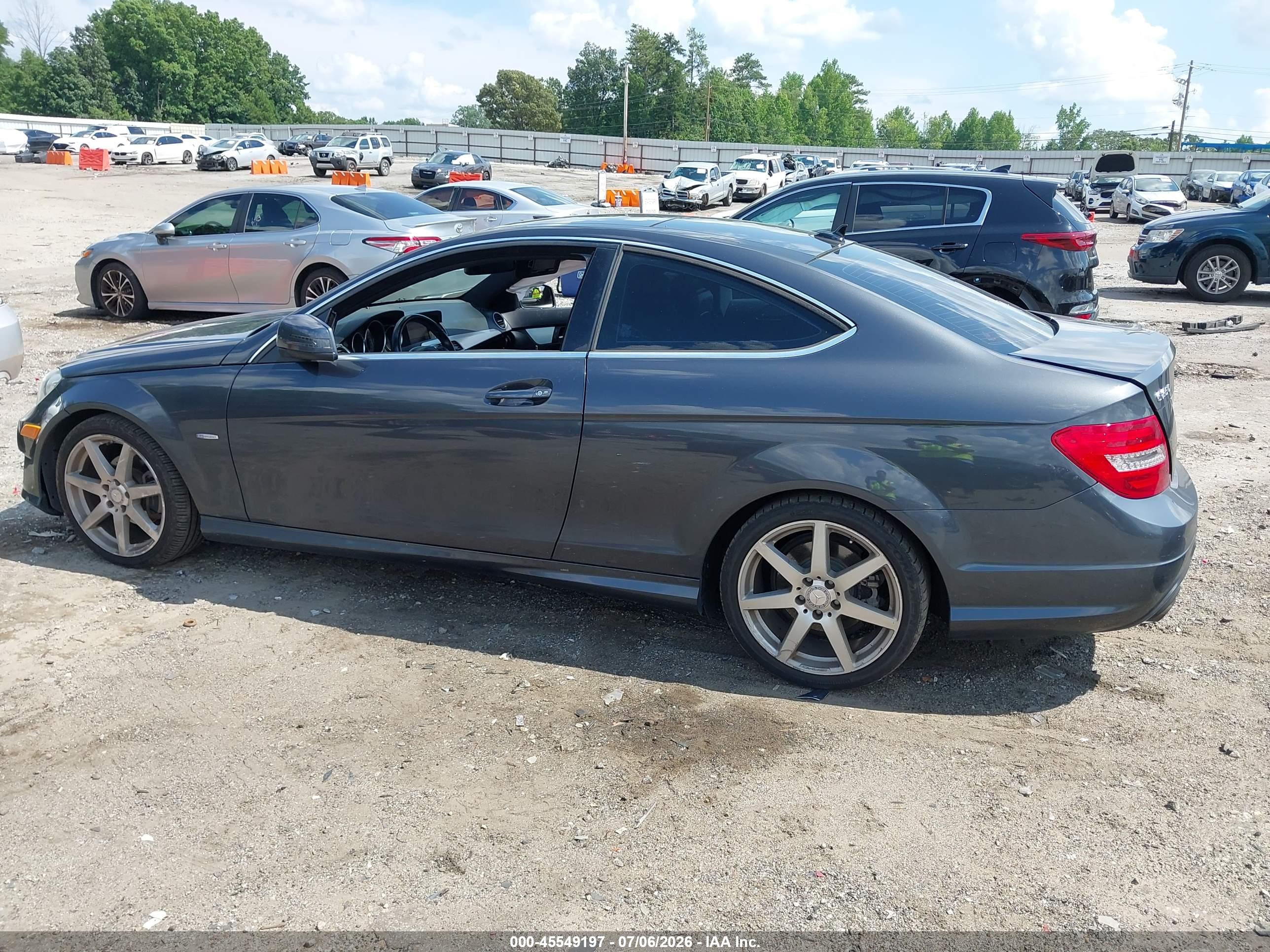 2012 MERCEDES-BENZ C 250 C250
