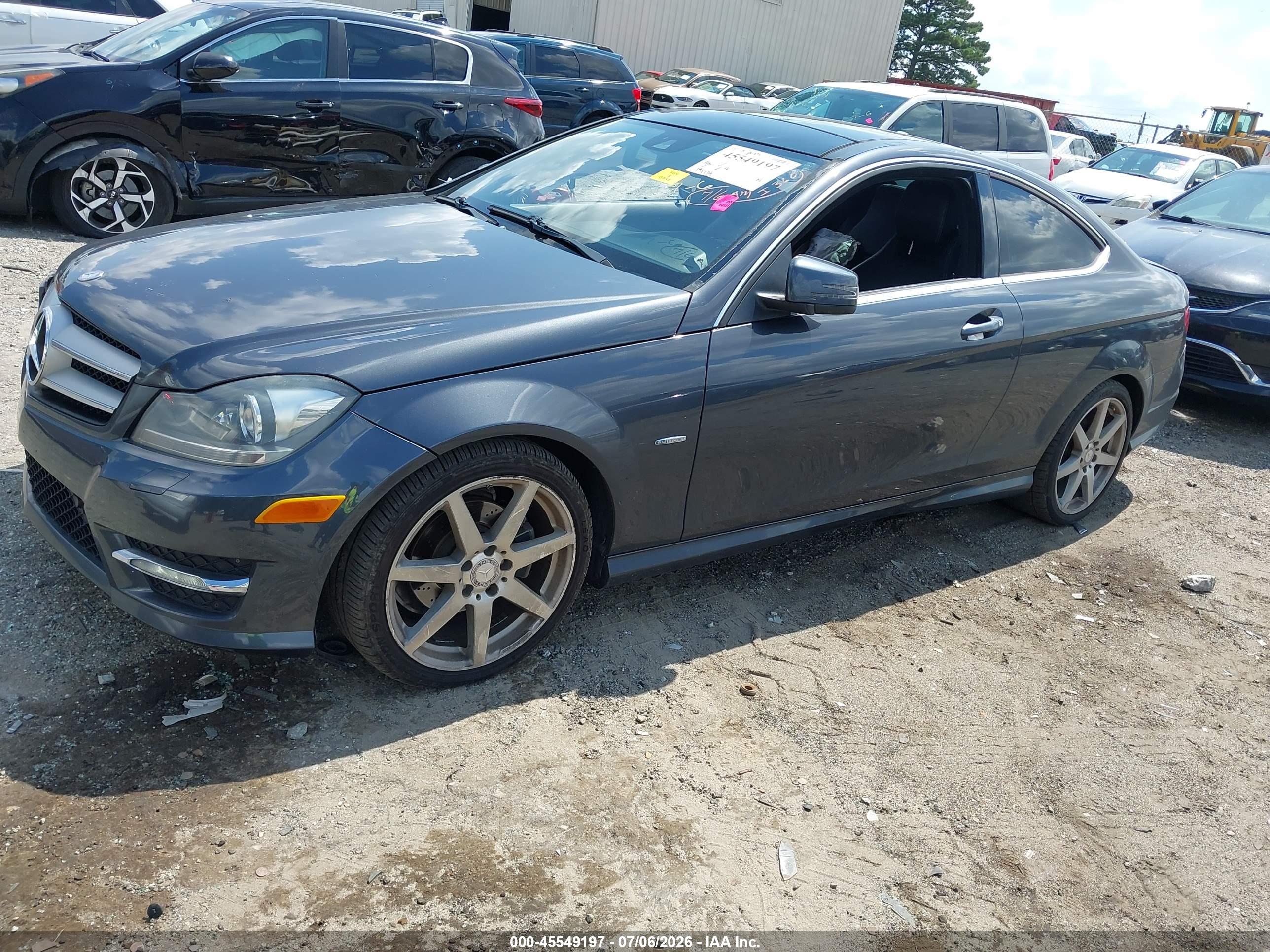 2012 MERCEDES-BENZ C 250 C250