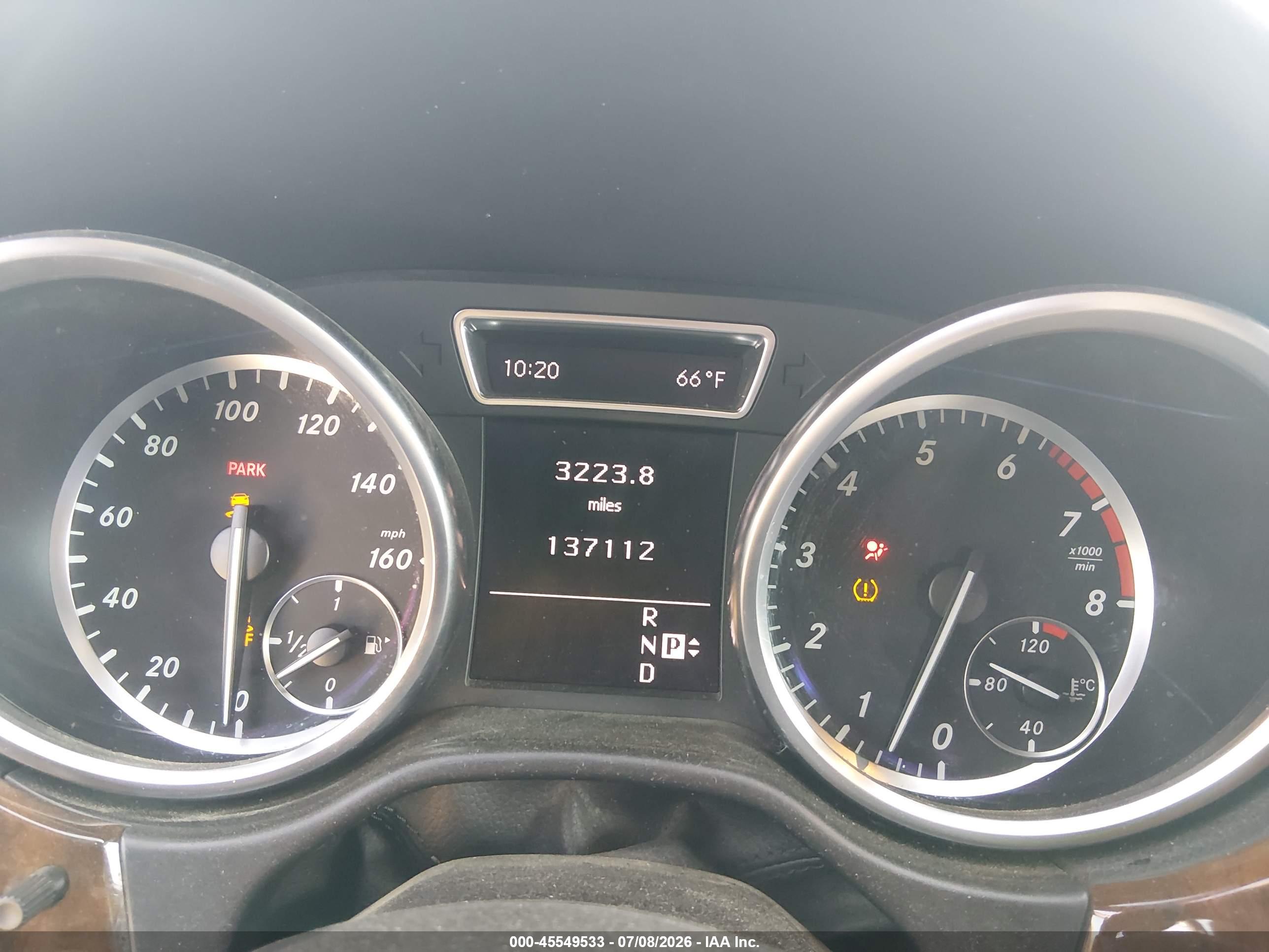 2012 MERCEDES-BENZ ML 350 4MATIC