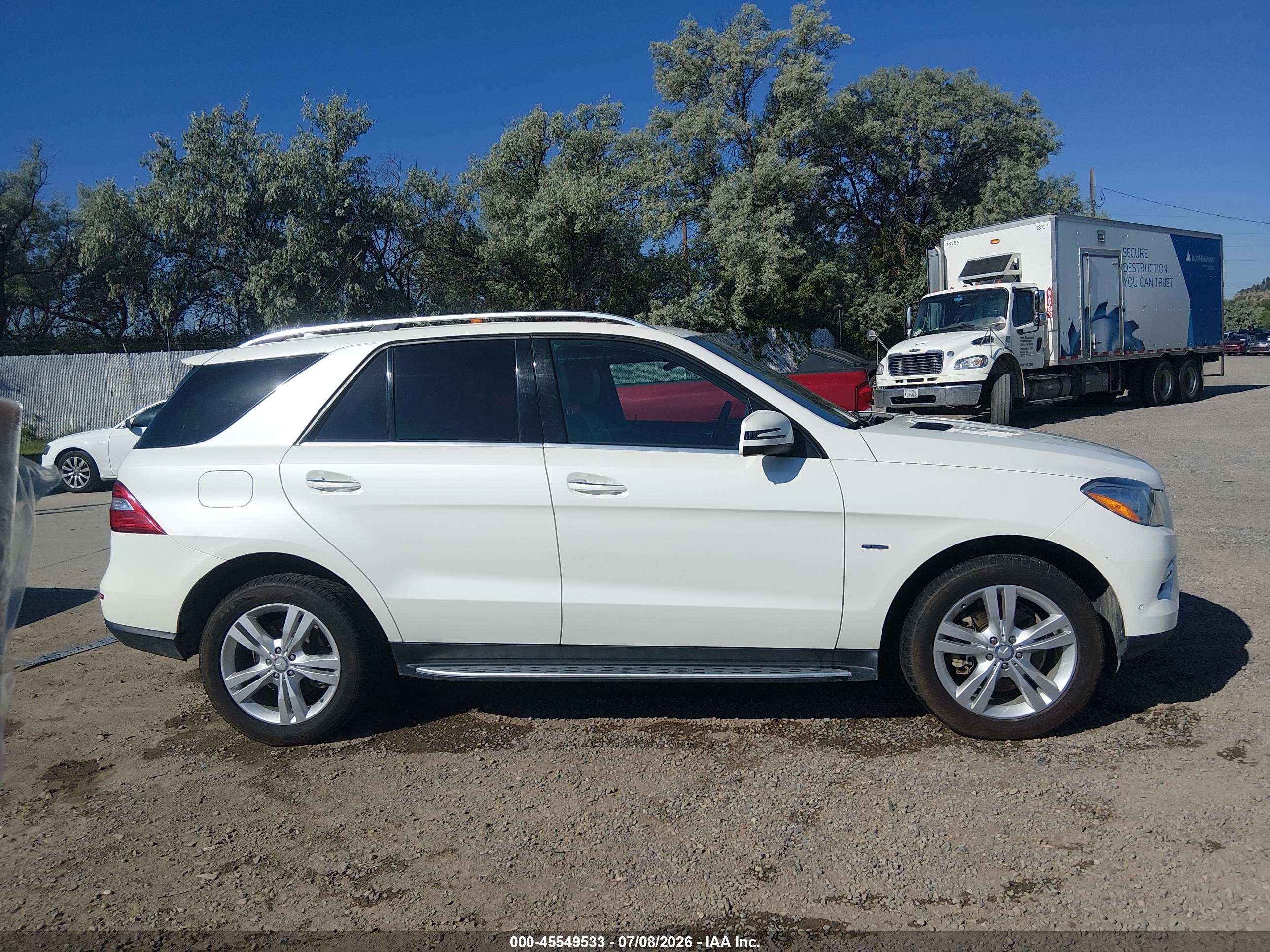 2012 MERCEDES-BENZ ML 350 4MATIC