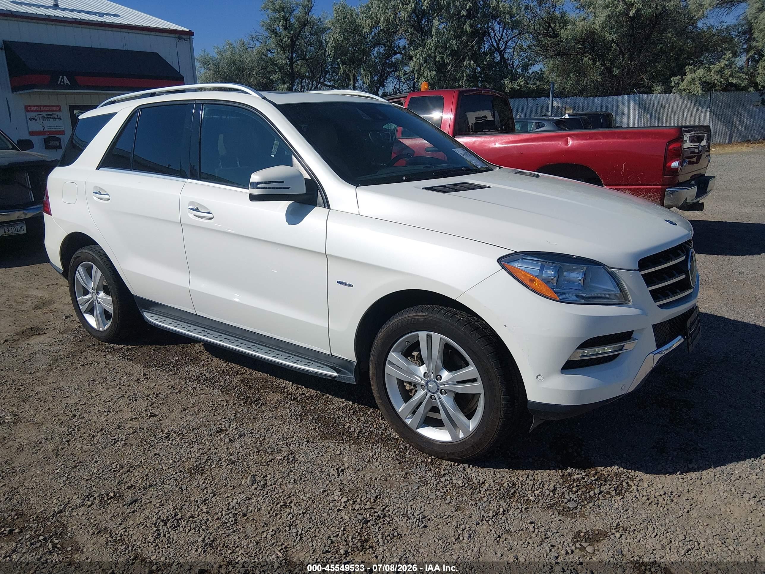 2012 MERCEDES-BENZ ML 350 4MATIC