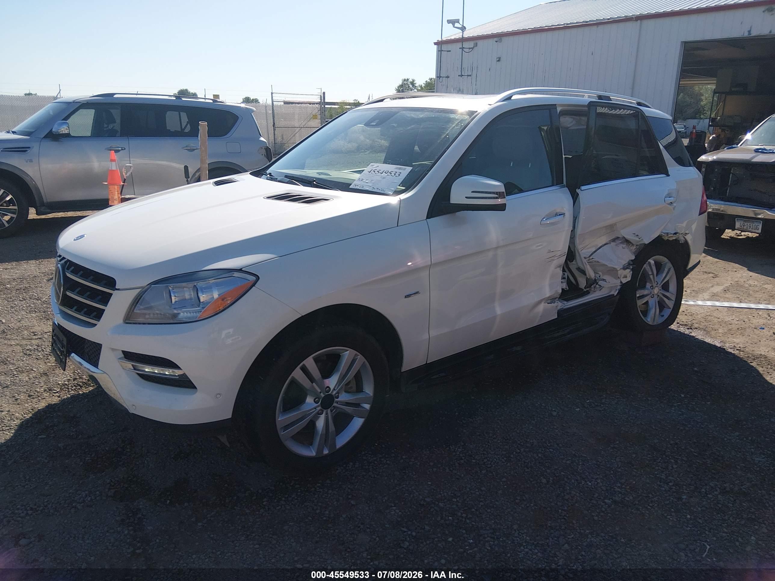 2012 MERCEDES-BENZ ML 350 4MATIC