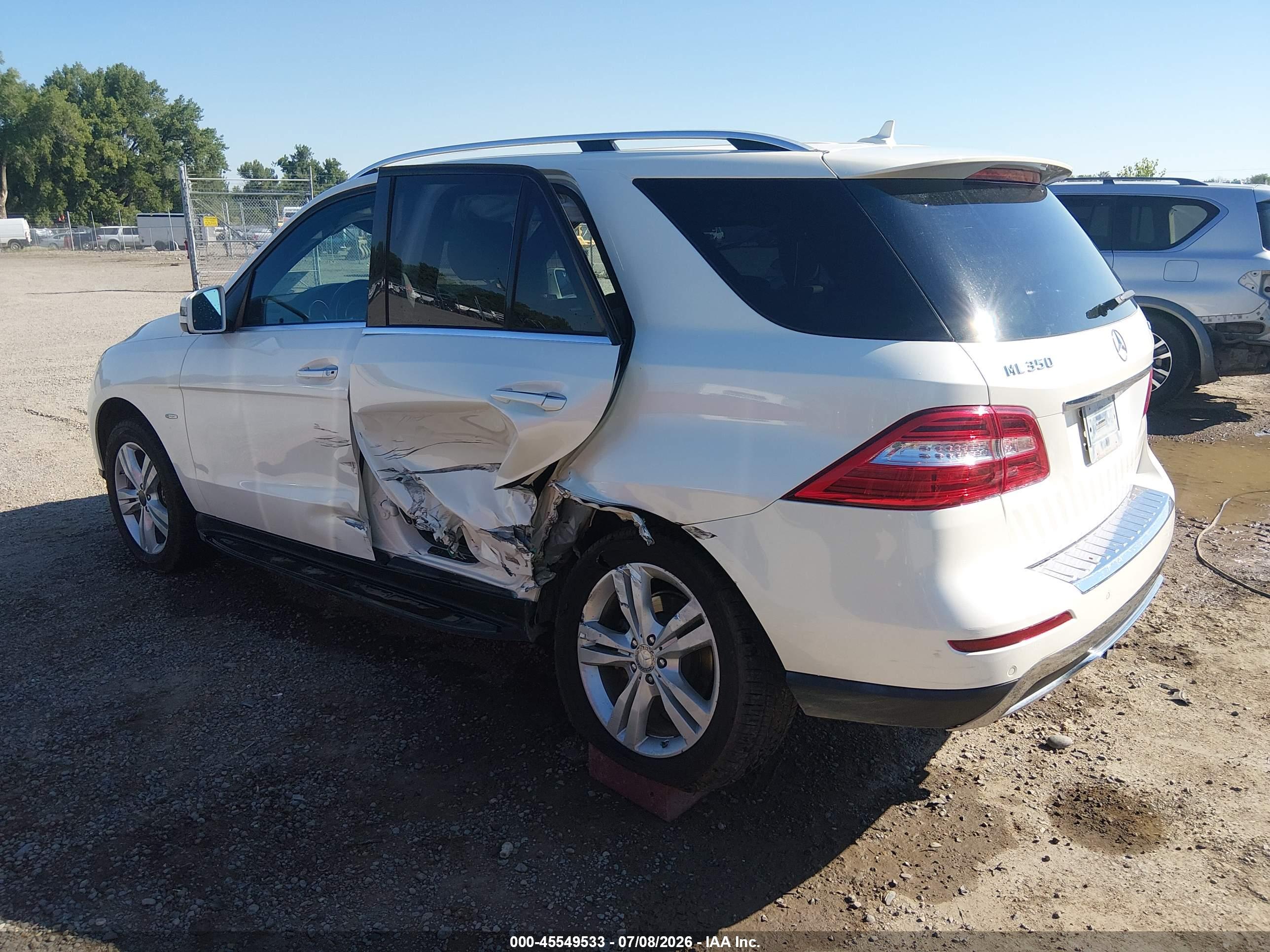 2012 MERCEDES-BENZ ML 350 4MATIC