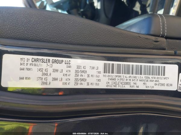 2013 DODGE DURANGO CITADEL