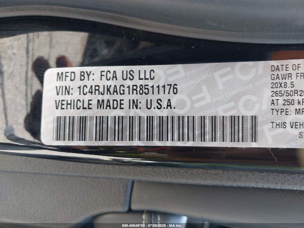 2024 JEEP GRAND CHEROKEE L ALTITUDE X 4X4
