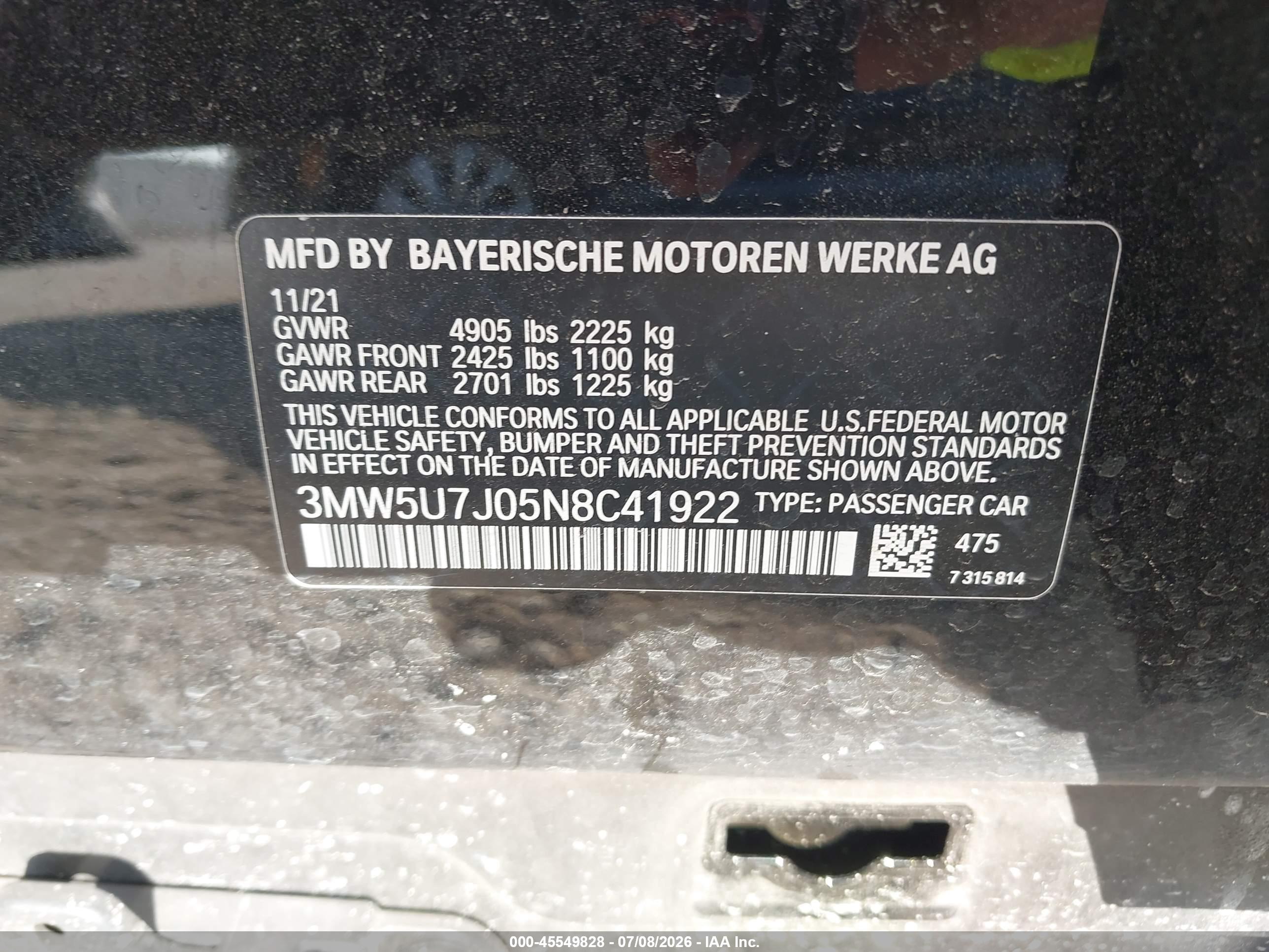 2022 BMW M340I