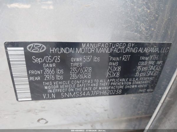 2023 HYUNDAI SANTA FE SEL