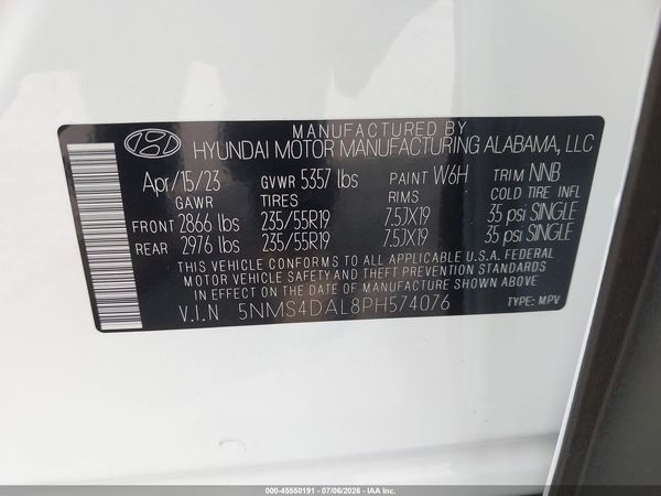 2023 HYUNDAI SANTA FE LIMITED