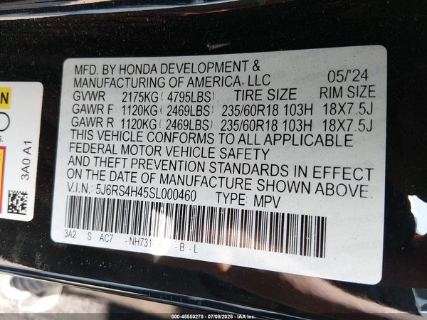 2025 HONDA CR-V EX AWD