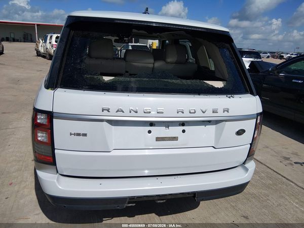 2016 LAND ROVER RANGE ROVER 3.0L V6 SUPERCHARGED HSE