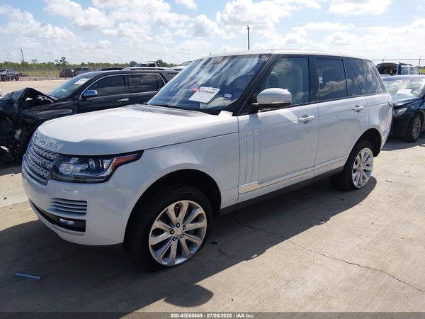 2016 LAND ROVER RANGE ROVER 3.0L V6 SUPERCHARGED HSE